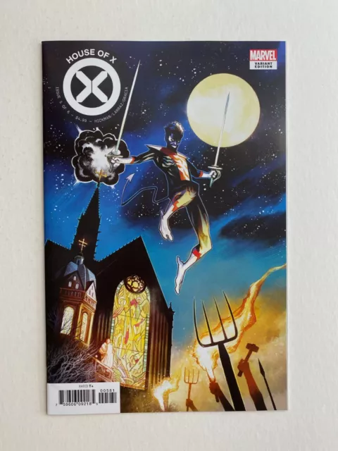 House of X #5 1:10 Incentive Variant Cover by Mike Huddleston New Comic DW2