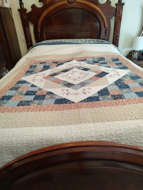 King Quilt And Shams Better Homes And Garden Excellent Condition