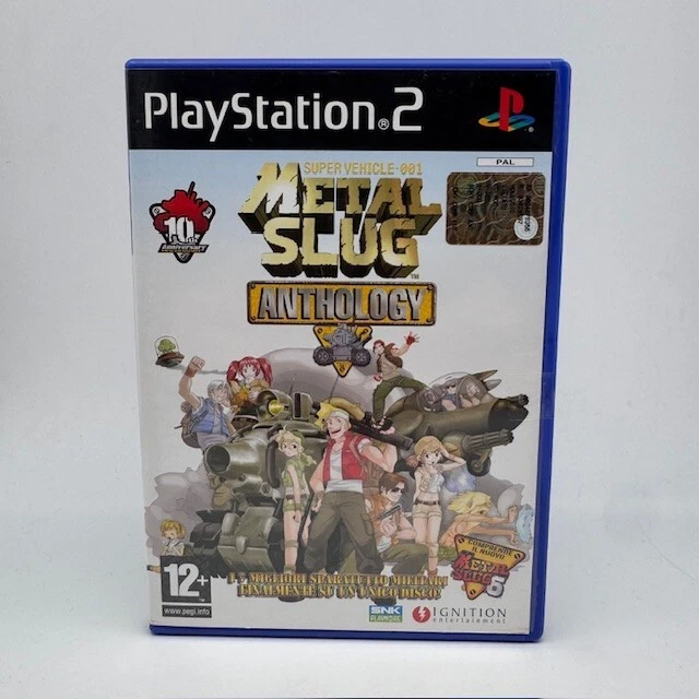 Jeu Metal Slug 4 PS2 PAL Version Italienne Complète - Très Bon état, Manuel Inclus