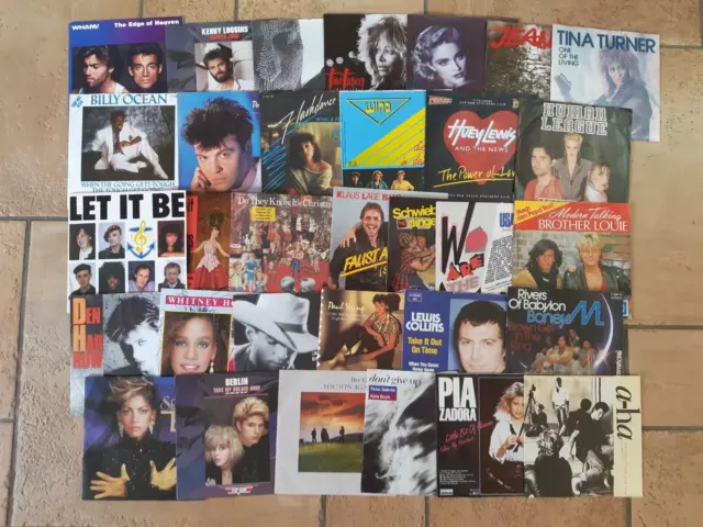 Schallplatten Konvolut 32 Stück Maxi Singles 1980er