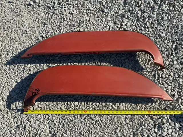 Vintage PAIR Old 1959 59 PLYMOUTH ? 49 PL 59 Foxcraft Steel FENDER SKIRTS Q31