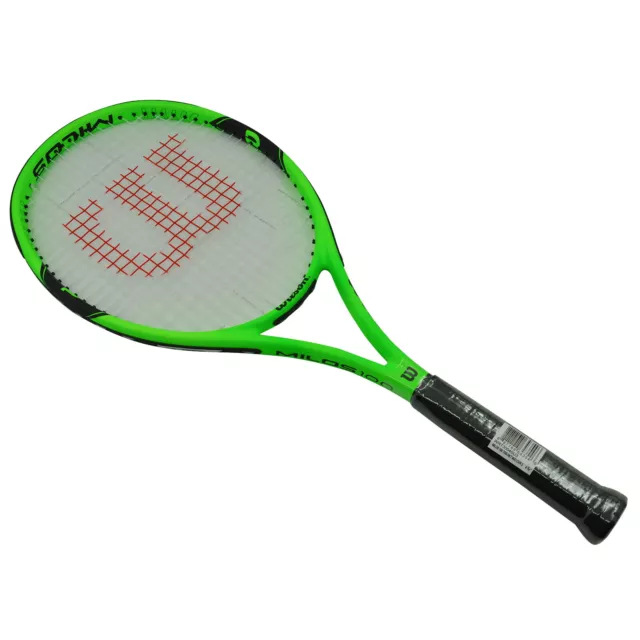 Wilson Tennis Racquet - Milos 100 - Green - Weight 284g - 100sq in - Mid Plus