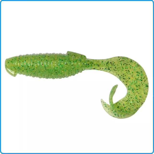 Artificiali Soft Bait Keitech Flapper Grub 4" 424 Pesca Spinning Mare Lago Fiume