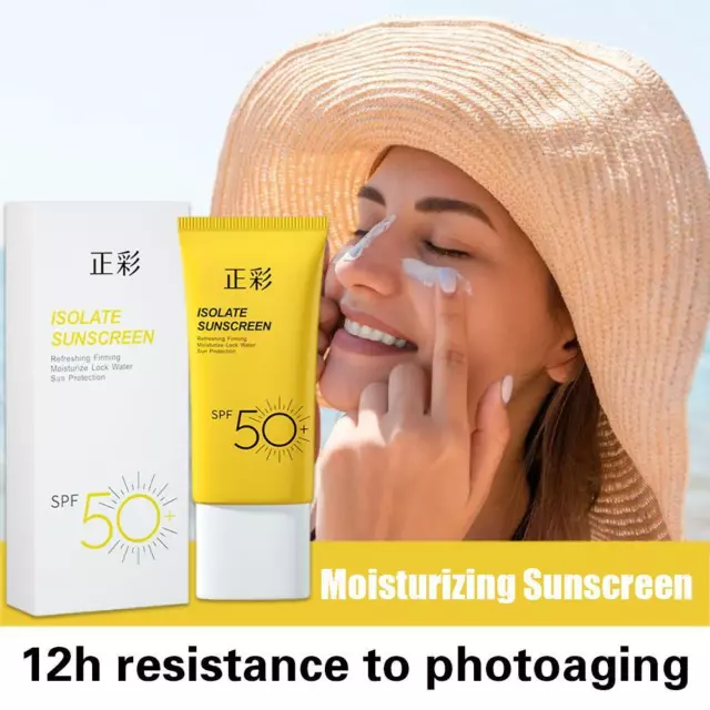 SPF50 crema solare, idratante viso/corpo rinfrescante nuovo S8B8