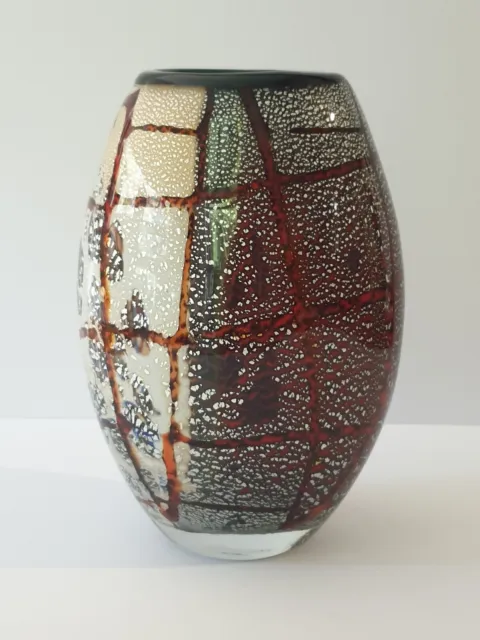 Modern Dale Tiffany Hand Blown Art Glass Vase