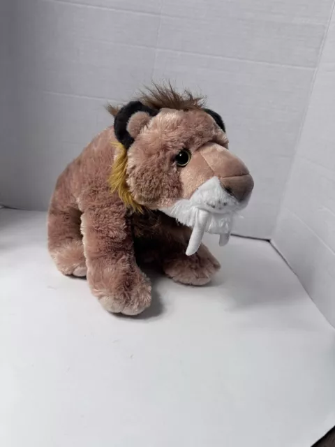 WILD REPUBLIC REALISTIC Saber Tooth Tiger Plush Stuffed Animal 11" £14. ...