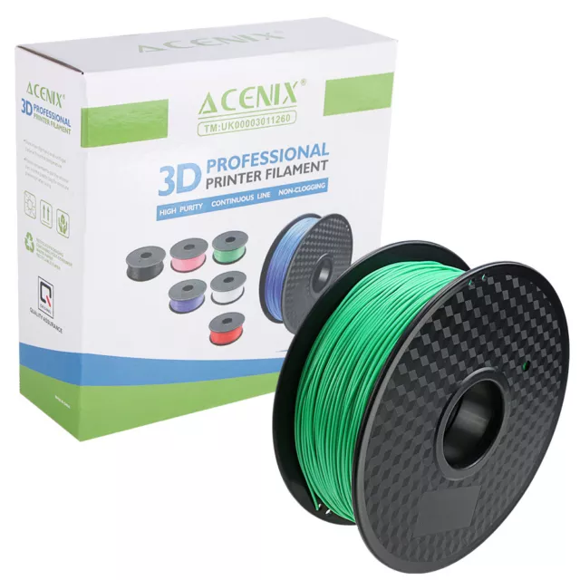 ACENIX® Green PLA 3D Printer Filament 1.75mm 1KG Spool Filament for 3D Printing