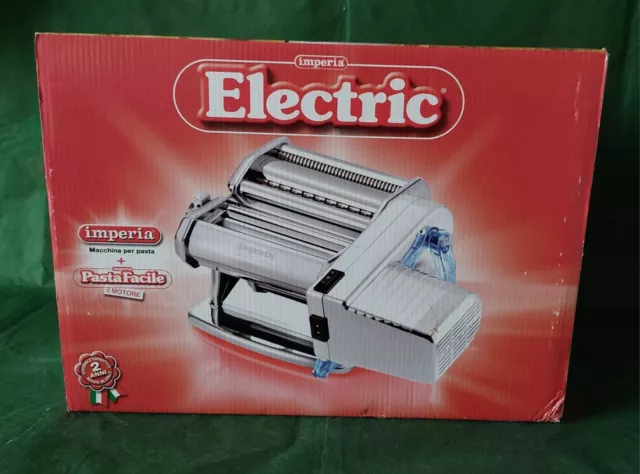 Macchina  Per Pasta Electric Imperia +Motore Pasta Facile Metal Made In Italy