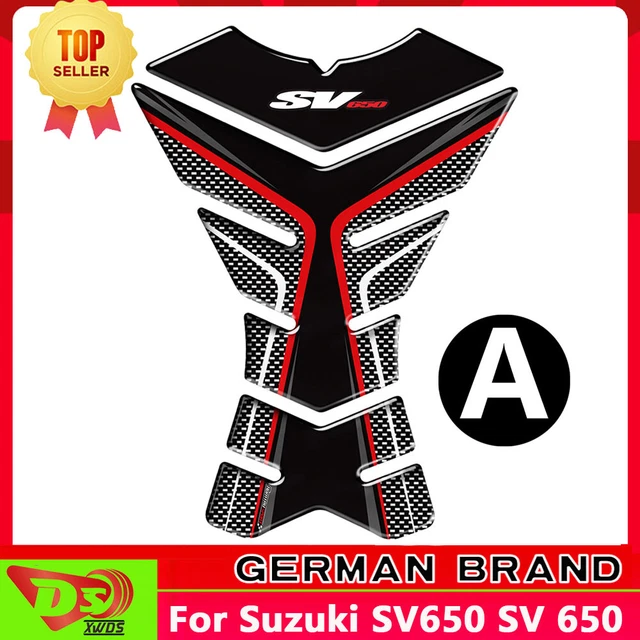 For Suzuki SV650 SV 650 New 3D Tank Traction Gas Pad Knee Fuel Side Grips Decals