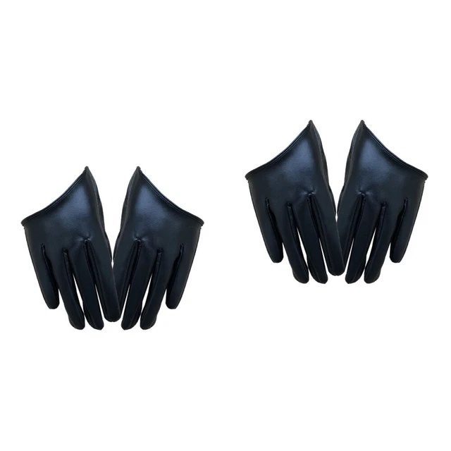 2 Pairs Banquet Gloves Half Palm Elegant Party Five Fingers