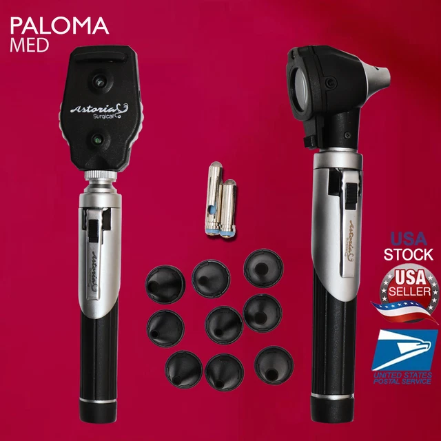 OTOSCOPE OPHTHALMOSCOPE OPTHALMOSCOPE Nasal Larynx ENT Diagnostic Set