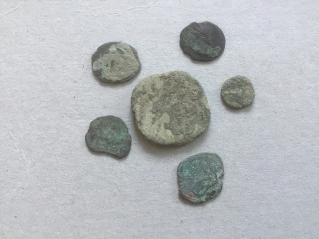 Roman Coins x 6 including sestersious