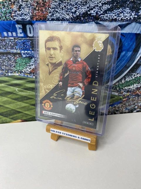 Carte Panini Eric Cantona Manchester United 23-24 – Impeccable – Numérotée 62/62 – Near Mint