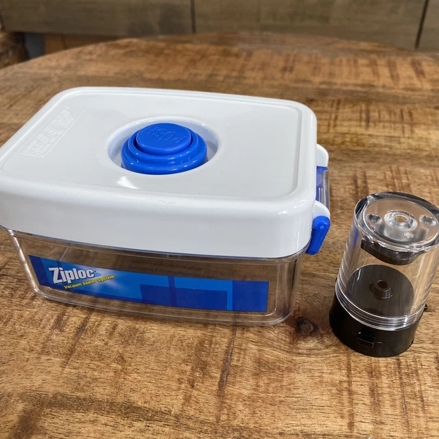 ZIPLOC VACUUM SEALER System Canister and Hose Attachment Accessory 0.5