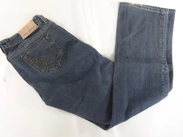 Jean Capri Femme Miss Me Bleu Taille Basse 25X19 - Style Western, Occasion Très Bon état