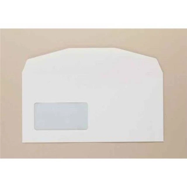 Opportunity Bianco DL+ Buste Gommate 85gsm (confezione da 1000) con Finestra (51507)