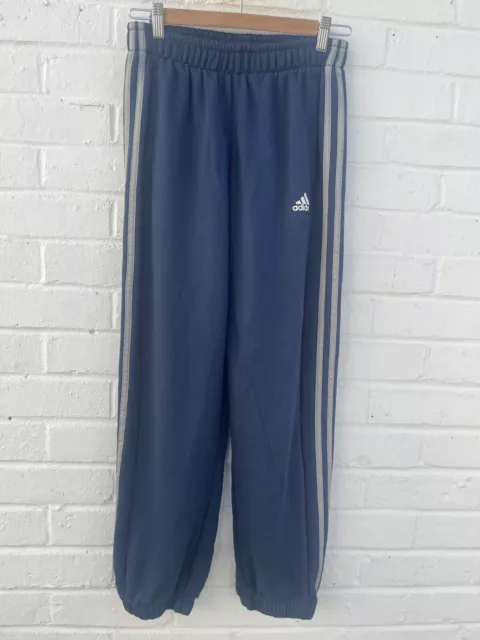 adidas performance essentials blue gents joggers size Mens uk small Climalite