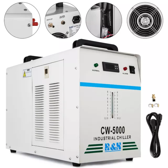 VEVOR CW-3000 / CW-5000 / CW-5200 Refroidisseur Eau Industriel CE  Certification