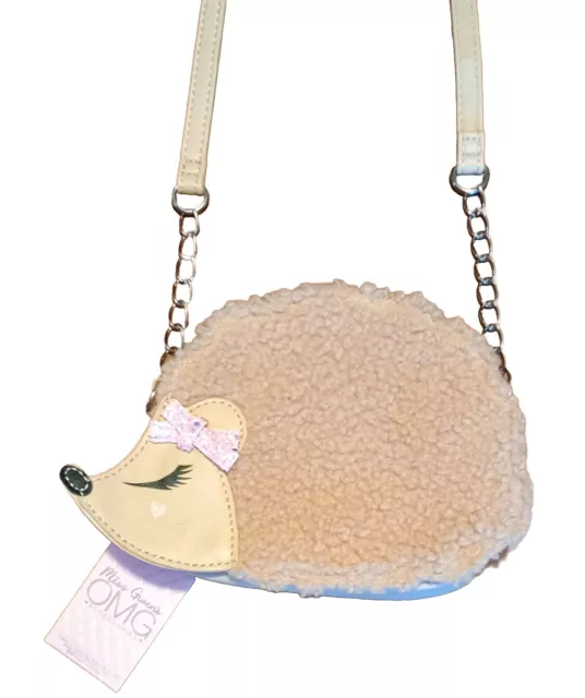 🦔NWT! HEDGEHOG! RETIRED! OMG! Accessories Miss Gwens Faux Fur Purse/ CROSSBODY!