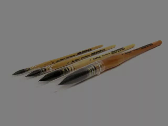 Da Vinci - pennello serie 418 - pennello in vaio a manico corto