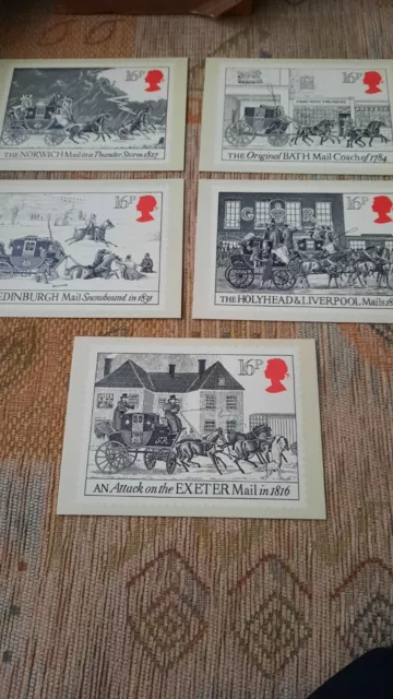 Post Office Picture Postcards Full Set - The Royal Mail 1984