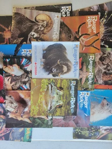 *LOT OF 22* 1970s 1980s RANGER RICK NATURE MAGAZINE'S Vintage educational 3