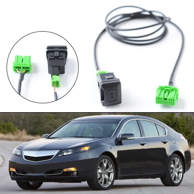 Seamless Integration of Aux Input Cable Adapter for Honda For Odyssey For MDX