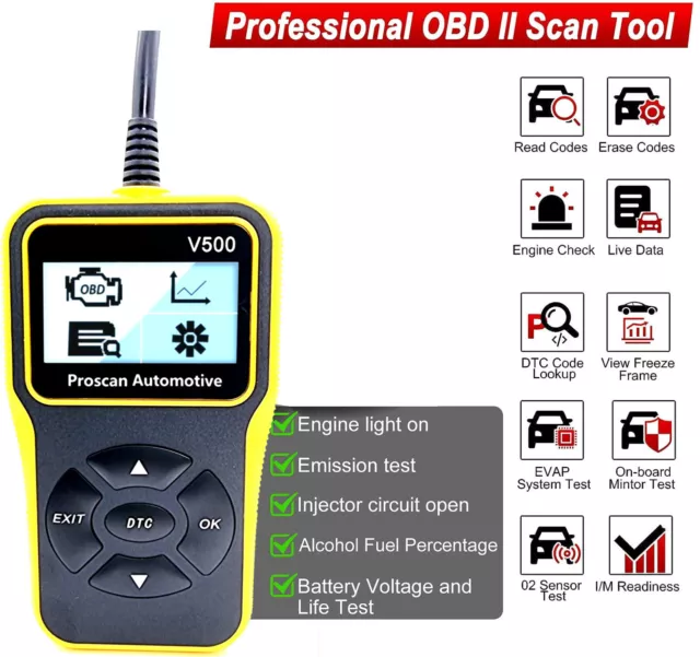 für BMW 3er e46 Auto Diagnose Code Leser Fehler Reset Werkzeug OBD2 Scanner 2