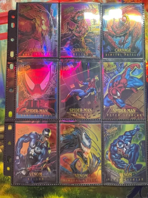 1995 Fleer Ultra Spider-Man Masterpieces Choose your card complete your set!