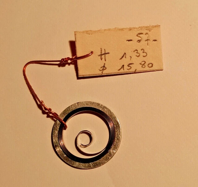 Ressort Barillet Pour Montre - Neuf Vendu à L'unité Avec étiquettes - Marque Inaltex Prima