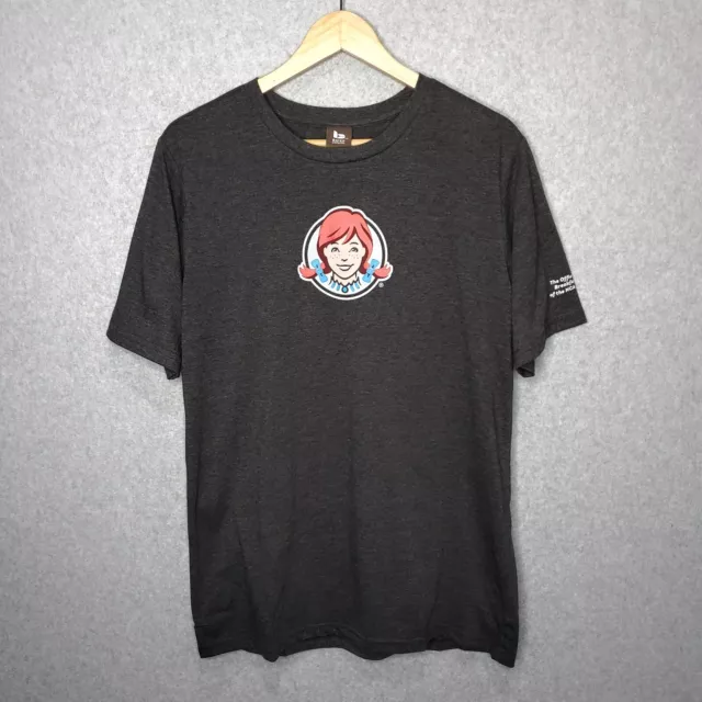 Wendy’s “See You Earlier” NCAA Sponsorship Employee T-Shirt Barco Med Gray