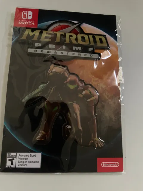 Metroid Prime Remastered - Big Pin Set (My Nintendo Reward Exclusive) NEW SEALED