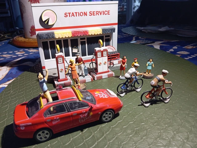 VELO MAQUETTE MINIATURE PUBLICITAIRE TOUR DE FRANCE ANNEE 80