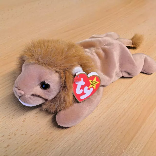 Ty Beanie Baby Plüschtier Roary Der Löwe