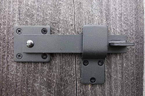 5.5" Hearth Creek Black Barn Door Hardware Farm Gate Latch