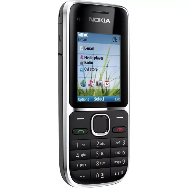 Nokia C2-01 Handy | ohne Simlock | Quad Band | Bluetooth | micro-USB VGA Kamera