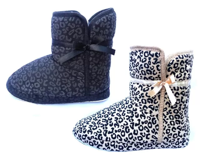 WHOLESALE LOT 24 Pairs New Girl Fashion Slipper Boot Leopard Winter Shoe-1991K