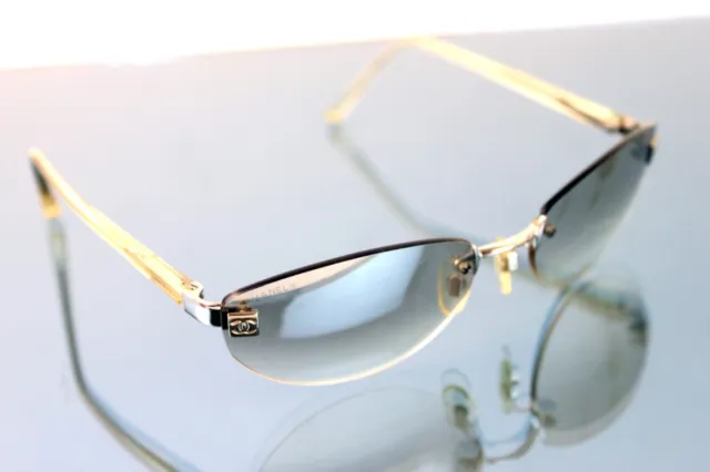 CHANEL CC LOGO Clear Sunglasses Eyewear Eye Glass Unisex