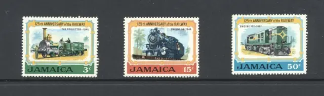 Jamaica 1970 SG 325-7 Railway Anniversary  MNH