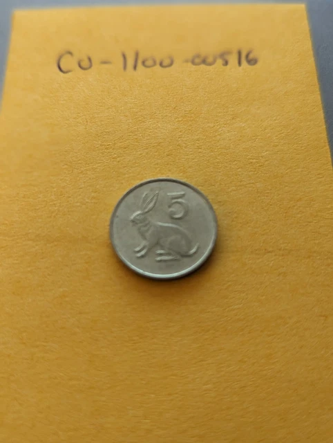 Zimbabwe 5 Cent Coin 1999