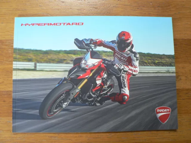 D1040 Ducati Brochure Prospekt Hypermotard 2017 Model English 50 Pages Motorcycl