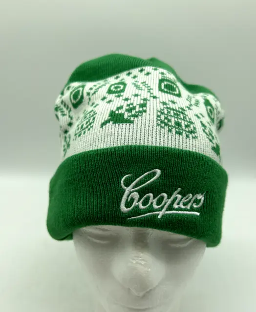 Coopers Brewery Green Winter Beanie - One Size Knitted Beer Sparkling Ale