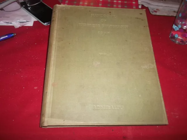 hard back book a very rare book 1938 handbook of wireless telegraphy