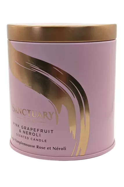 Sanctuary Spa Scented Candle 260g Pink Grapefruit and Neroli