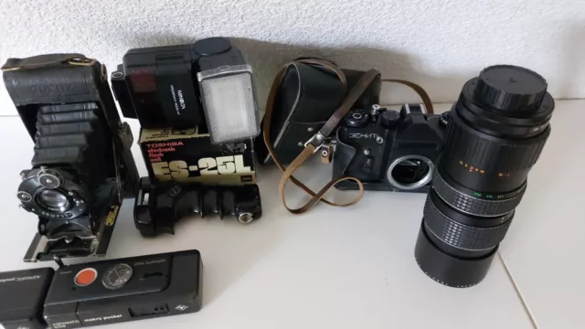 Konvolut analoge Kameras Zenit M42