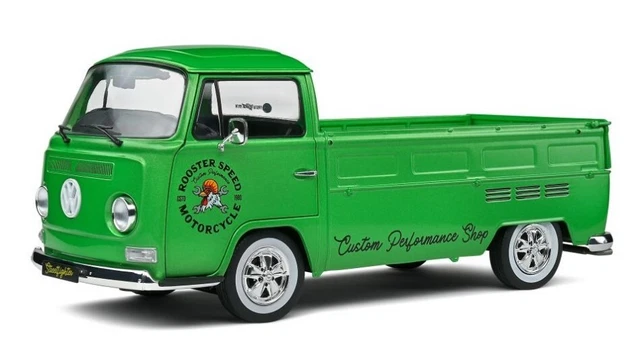 Miniature Camion auto 1:18 solido VW T2 Pick Up Modélisme Static Véhicules D
