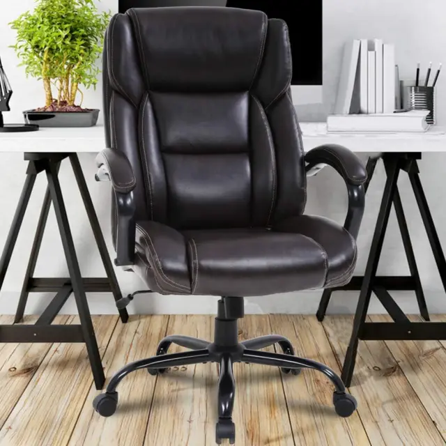 Big & Tall Executive Office Chair Heavy Duty 500LBS Computer Desk Chair Ergonomi