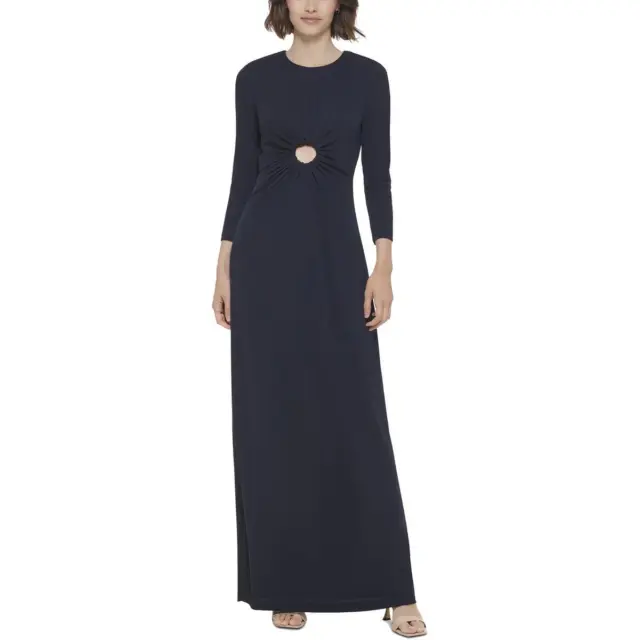 Calvin Klein Womens Slit Long Formal Evening Dress Gown BHFO 2981