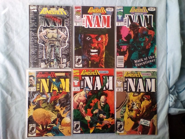 Punisher Invades THE 'NAM - all cameo appearances 5 x Marvel Comics lot plus TPB