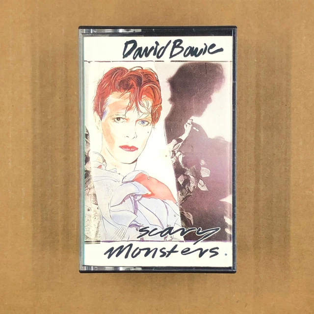 DAVID BOWIE CASSETTE Tape SCARY MONSTERS 1992 RYKO REISSUE CRC CLUB ...
